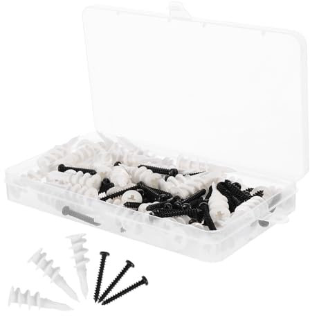Cabilock 100 Pezzi Di Viti Di Espansione Per Cartongesso Tasselli Per Cartongesso Cavi Tasselli Per Fissaggio A Muro Tasselli Per Viti Di Fissaggio Per