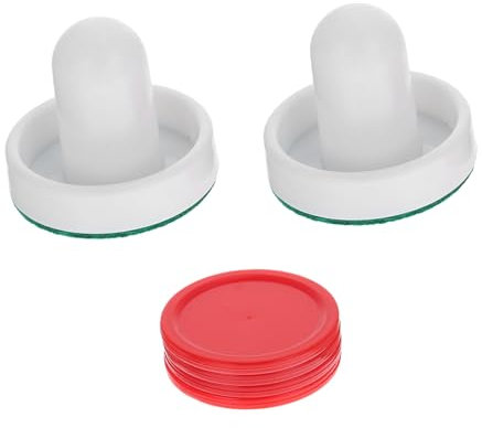 YARNOW 2sätze Airhockey-Schieber Und Airhockey-Puck Sets Inklusive Schläger Und Slidern Für Ersatz Und Zubehör Robust Und Tragbar Für Hockeyspielzubehör