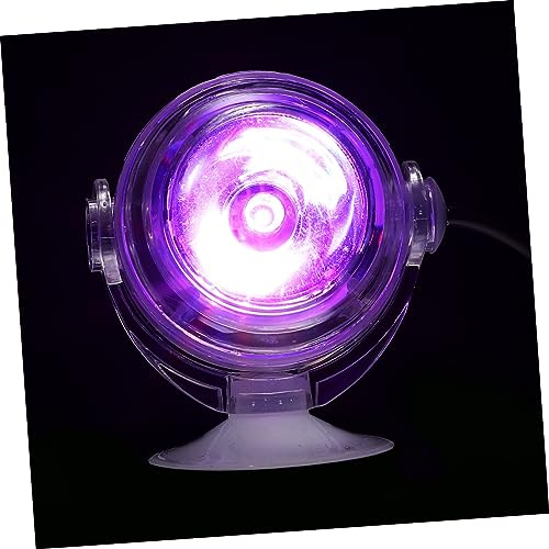 UPKOCH Foco Submarino Colorido Para Luz Led Subacuática Ventosa Para Plantas De y Peces Luz Para Pecera