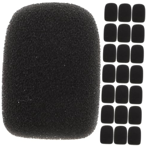 TOYANDONA 24 Piezas Fundas Para Micrófonos De Paravientos Para Micrófonos De Diadema Accesorios De Escenario Cubiertas De Protección