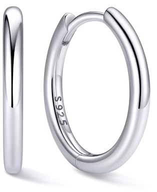ChicSilver Ohrringe Silber 925 12mm Creolen Silber Damen