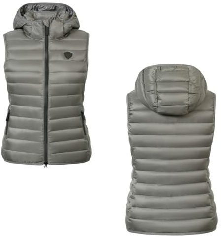 Covalliero Damen Steppweste Steel Grey Weste HW 2025