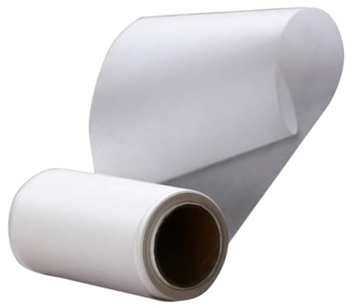 HOOWIFFY Papel para Hornear Pasteles Blanco 1 Rollo Superficie Antiadherente Que Previene Que Se Pegue, Adecuado para Moldes y Soporte de Papel en Repostería