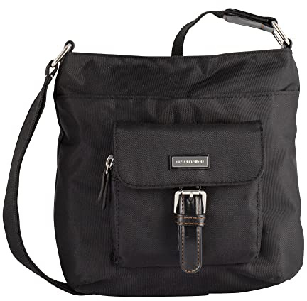 TOM TAILOR Rina Damen Hobo Bag Schultertasche Mittelgroß Schwarz