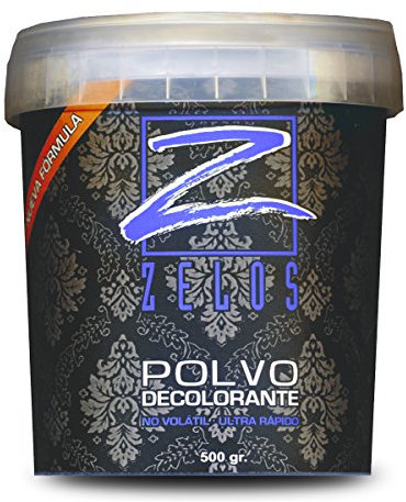 Decoloración Para Cabello Polvo Decolorante - 500 gr - Ultra Rápido - No Volátil - Permite Realizar Cualquier Coloración Estética - Zelos