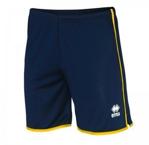 Errea - Short BONN Bleu Marine / Jaune Taille - XL