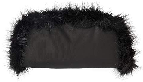 Clair de Lune Doppel-Kinderwagen-Handmuff, schwarz