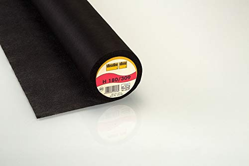 Bügeleinlage H 180 fixierbare Vlieseinlage aus Synthesefasern, für Kleinteile an Blusen und Hemden sowie für Frontfixierungen (0,90 m x 25 m)
