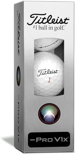 Titleist Pro V1X RCT Golfbälle, links, 3 Bälle