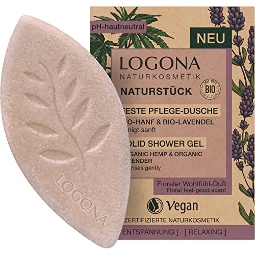 GEL DUCHA SOLIDO CAÑAMO LAVANDA 60g BIO LOGONA