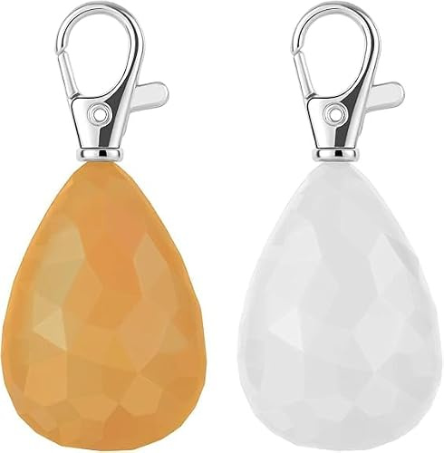 Novkin Wiederaufladbares 2er-Pack Hundelicht, wasserdichtes LED-Hundehalsbandlicht Am Halsband, an der Leine oder am Gurt befestigen ， Sicherheitslicht für Nachtwanderungen, Camping