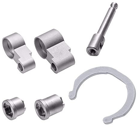 ABUS wAppLoxx Pro Verlängerungsset für ABUS Digitalzylinder | nachträgliche Körperverlängerung der Digital-Knaufzylinder | Verlängerungssteg & Wellenverlängerung & Kernhaltering | Set: 25 mm Innen