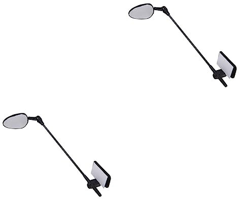 2St Bogenschießen Fingerlasche Helm mit Rückspiegel Angelrutenband Stirnbänder für Damen Zyklus Fahrradhelm Rückspiegel Helmspiegel fahrradhelm spiegel Mini Reflektor