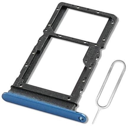 Eonpam Tiroir Carte SIM pour (Honor X7) Support Qualité d'origine Remplacement Plateau Memory SD Slot Carte SIM avec Aiguille SIM(Bleu)