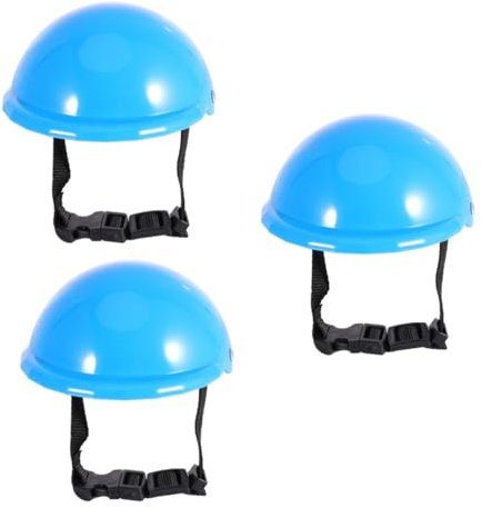 BESPORTBLE 3stücke Helm Für Hunde Sicherer Schutz Bei Sonne Und Regen Blau Geeignet Für Und Kleine Hunde Für Im Freien