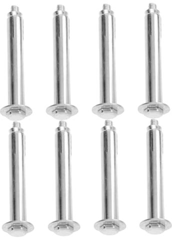 SOLUSTRE 8st Geschwindigkeitsschwellen-locator Beulen Schrauben Spreizdübel Beton Spreizwandanker Ziegelanker Hochleistungs-wandanker Spreizdübel Trockenbau Einparkhilfe Silver Eisen