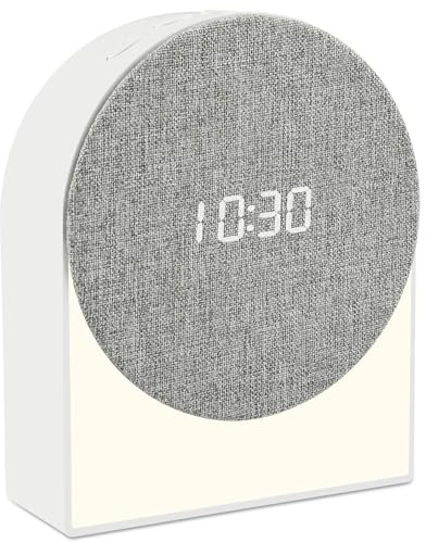 Ayybboo Bluetooth Wecker Kinder Digital mit Timing Nachtlicht und Verschieden Schlaftherapie-Sounds Geeignet für Schlafzimmer, Wohnzimmer, Außenbereich usw