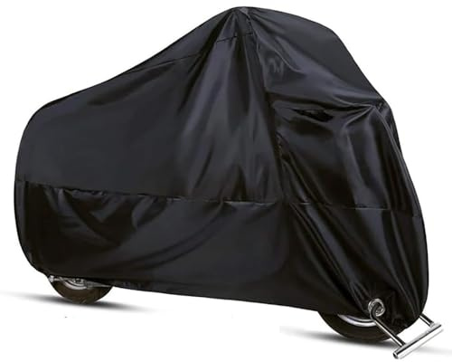 Ojklv Motorrad Abdeckplane für Honda Transalp 750 XL 750 2023 2024, Staubdicht Atmungsaktiv Wasserdicht Winterfest Motorrad Abdeckplane Abdeckhaube Outdoor Indoor Motorradabdeckung