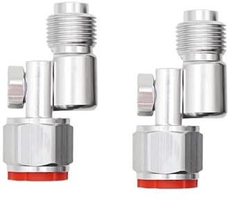 2-Pack 7/8 Inch Thread Swivel Joint for Airless Paint Spray Gun - 180 Degree Rotation Fit for Spray Gun Accessories (Model: 235486)