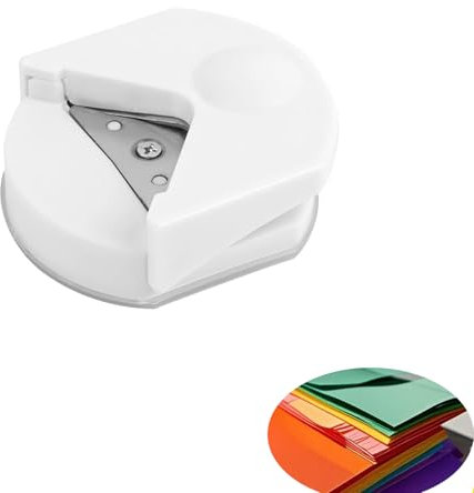 Yeenano Eckenrunder-Stanze,Tragbare Eckenstanzer Scrapbooking Zubehör Runder Eckenstanzer Kreisschneider Multifunktionaler Rundungsstanzer für BastelnKartenherstellung Und Handgefertigte Scrapbooking