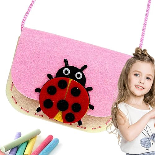 Senermter Nähsets für Kinder,Taschen-Nähset für Kinder - Anfänger-Nähset für Kinder - Anfänger-Nähset für Kinder, Nähen für Kinder, Kinder-Nähset-Tasche, praktische Fähigkeiten entwickeln