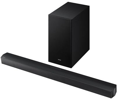 SAMSUNG Barra de Sonido HW-B650F/ZF con Dolby Adio/DTS Virtual:X 3.1ch, Modo de Juego, Sonido Inteligente, conexión múltiple Bluetooth, Color Negro