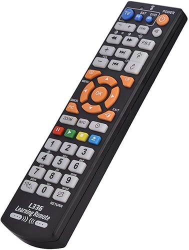 Passion-Electro Télécommande Universelle avec Fonction d’Apprentissage pour TV CBL DVD Sat, VCR Télécommande Smart Learning Tout-en-Un - Remplacement idéal pour Vos télécommandes infrarouges d'origine