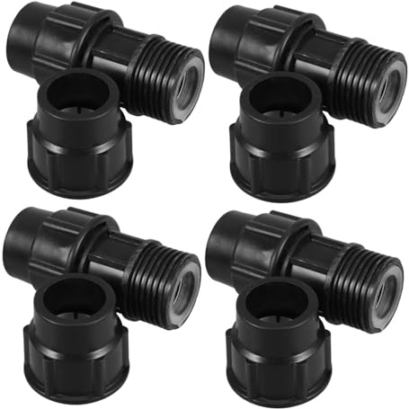 Abaodam 4 pièces Connecteur de Tuyau Irrigation Rapide Raccords Plastique Ajustables pour Tuyaux Arrosage Adaptateurs Étanches pour Réparation et Système Irrigation de Jardin