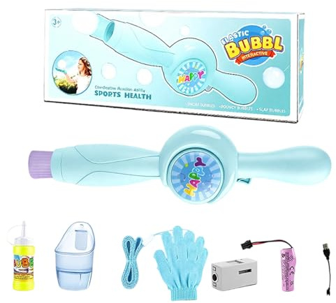 Bacchetta per bolle di sapone – Bastone LED ricaricabile, divertente giocattolo pallido colorato | festa di compleanno, vacanze, giochi estivi all'aperto per bambini 3 anni in su, giardino