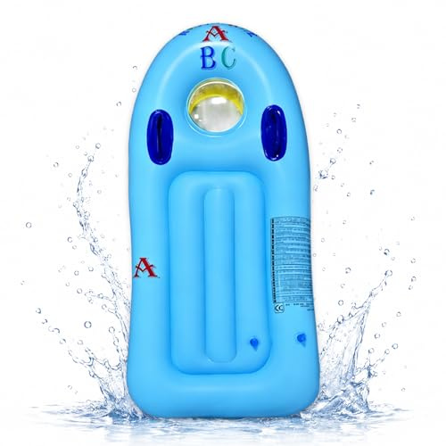 Shyllin aufblasbare Bodyboards für Wasserrutschen, Wasser-Boards Schwimmen Lernen, Schwimmen aufblasbare Pool Schwimmer (Blue)