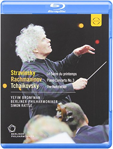 Rattle conducts Tchaikovsky, Stravinsky & Rachmaninov - Waldbuhne Berlin [Blu-ray] [Region B] [2010]