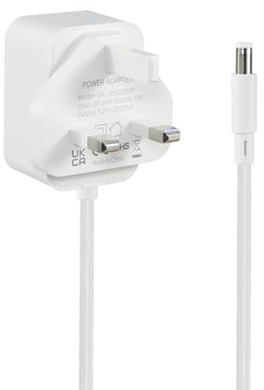 AC 100-240V to DC 5V 2A Power Supply Adapter, 10W Adapter DC Connector Jack 5.5mmx2.5mm for HUB，Security Camera, Wireless Router,Box, LED Strip Lights,Audio/Video