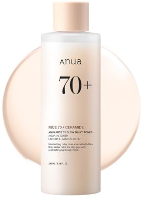 ANUA Rice 70 Glow Milky Toner (250 ml)