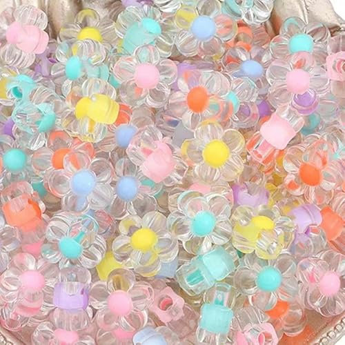 30 Stück 12 mm Mattierung Acryl Blumen Perlen Abstandsperlen Erkenntnisse Charms für Schmuckherstellung DIY Zubehör-14-12 mm 30 Stück