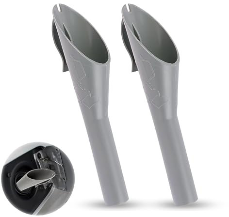 Lot de 2 entonnoirs universels pour carburant diesel - Entonnoir à carburant diesel - Pour essence, voiture, diesel - Sans bouchon