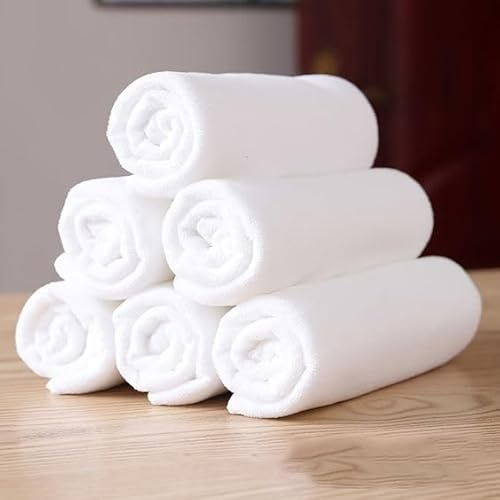 TERNOS - Toallas de Mano 30x30 cm, Set de 6 Toallas para la Cara, Toallas Baño Pequeñas, Toallas Lavabo, Juego de Toallas de Algodon 100% para la Cara y Peluquería, Toalla Manos Infantil Colegio