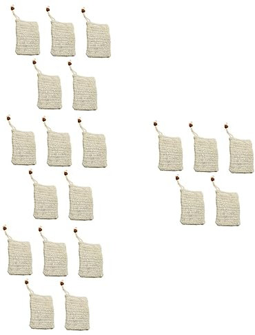 Healeved 20stücke Seifenbeutel Mit Kordelzug Praktische Netz-seifenpouch Für Aufschäumen Und Aufbewahrung Sammeln Kleiner Seifenstücke Und Vielseitig Einsetzbar