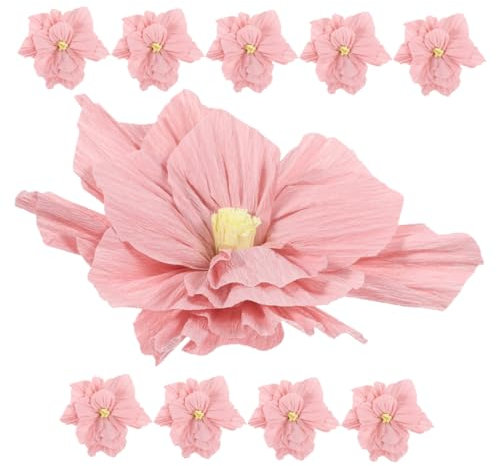 OFFSCH 10stücke Teiliges Aus Großen Dekorationsblumen Aus Krepppapier Für Hochzeiten Partys Shower Und Wanddekorationen Einfache Installation Und Vielseitige Verwendung