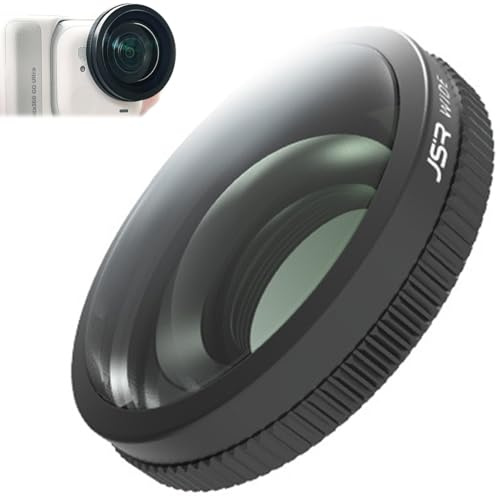Honbobo Obiettivo grandangolare/Micro obiettivo 10X HD Ritratto Messa a fuoco Obiettivo Lente Filtro per Insta360 GO Ultra, Accessori per Insta360 GO Ultra (Wide Angle)