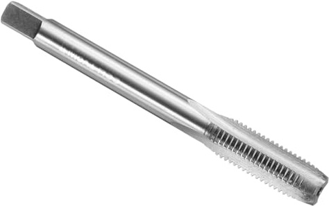 QUARKZMAN Hand Gewindebohrer, M8x1 Metrisch Gewindeschneider, Rechtshänder Legierter Werkzeugstahl, Geradnut-Mittelschneider (MB)