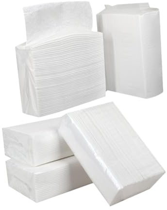 BCOATH Pack Papierhandtücher für Spender Wasserabsorbent Dickes Mehrzweck papiertuch Kompakt und Praktisch für Hotel Gewerbe und Badezimmergebrauch