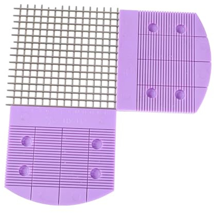COHEALI 2 Pezzi Pettine Quilling in Acciaio e Plastica Strumento Resistente per Arrotolare Carta Accessori Quilling per Artigianato Carta Te per Principianti e Progetti Giganti