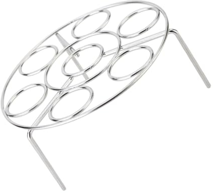 BIUDECO Cremagliera per Cottura a Vapore in Acciaio 304 Supporto Multifunzionale per Uova e Alimenti Resistente al Calore Facile da Pulire Adatta a Metodi Pot in Cucina