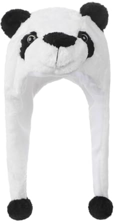 TINAYAUE Süße Cartoon Tiermütze Unisex Plüsch Tiermütze Papagei, Schwarzbär, Panda Interessante Rollenspiel Hüte Lustige Foto-Requisiten für Cosplay, Bühnenaufführung, Fotografie
