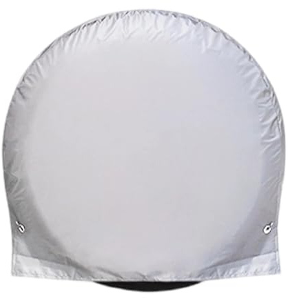 VMDVBNA reifentaschen Reifenschutzhülle, wasserdichter Auto-Radschutz, Sonnenschutz for Regen- und Schneereifen(Silver 1pc,27-29inch)