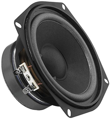 MONACOR SP-13/4 Universallautsprecher, 20W, 4 ohm, schwarz