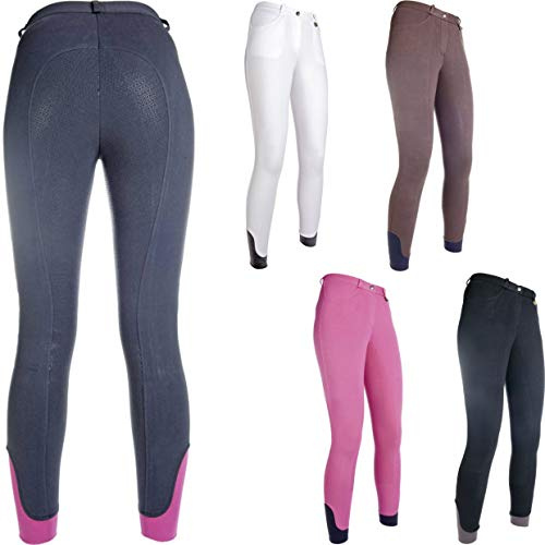 HKM 10539 Reithose Kate, Silikon-Kniebesatz Damenreithose Mädchenreithose 116-48