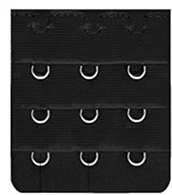 Yurosiay Lot de 8 rallonges de soutien-gorge pour femme - 3 crochets - Multicolore - Large - Doux et confortable - 3 crochets - 3 rangées - Pour femmes et filles - 4,5 x 5 cm - Blanc