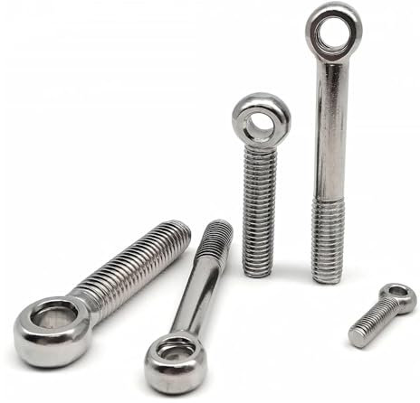 ROEDAX Ringschraube Augenmutter M6 Augenschraube 304 Edelstahl Hebeösenmuttern A2-70 Ösenschrauben für Innen- und Außenschrauben mit metrischem Gewinde Augenschraube Stabilisieren