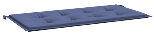 vidaXL Gartenbank Auflage, rutschfest Bankauflage mit Schaumstofffasern, Bankkissen für Gartenmöbel, Sitzkissen Sitzpolster, Marineblau Oxford-Gewebe
